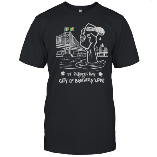 St Patricks Day In The City Of Brotherly Love Shirt Mens T Shirtt1