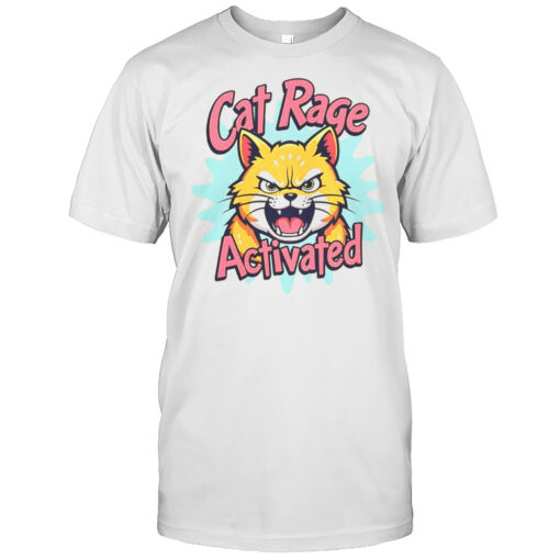 funny cat rage activated angry cat meme t shirt mens t shirth0