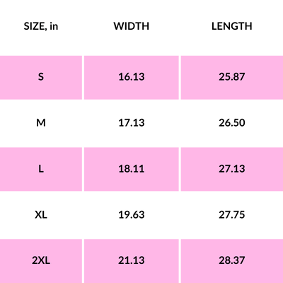 TshirtStation_PRODUCT SIZE GUIDE TshirtStation PRODUCT SIZE GUIDE