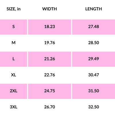 TshirtStation_PRODUCT SIZE GUIDE TshirtStation PRODUCT SIZE GUIDE