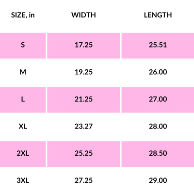 TshirtStation_PRODUCT SIZE GUIDE TshirtStation PRODUCT SIZE GUIDE