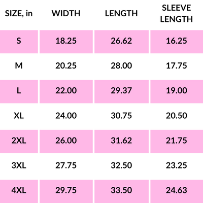PRODUCT SIZE GUIDE 23 Size Chart Unisex Garment Dyed T shirt