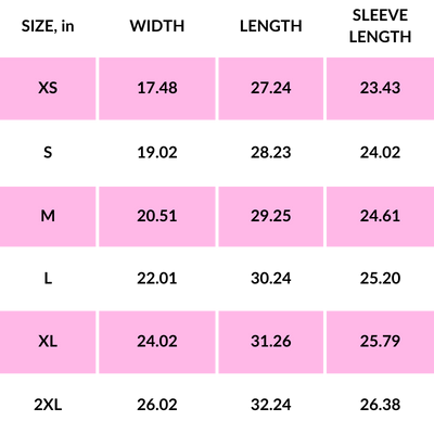 PRODUCT SIZE GUIDE 11 Size Chart Unisex Tri Blend 34 Raglan Tee