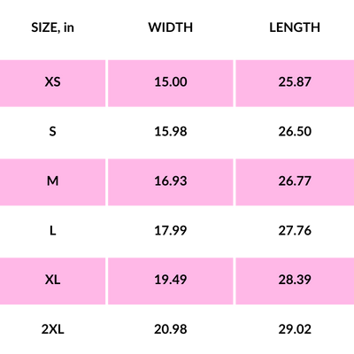 TshirtStation_PRODUCT SIZE GUIDE TshirtStation PRODUCT SIZE GUIDE
