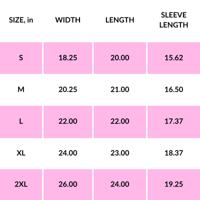 TshirtStation_PRODUCT SIZE GUIDE TshirtStation PRODUCT SIZE GUIDE