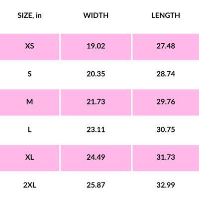 TshirtStation_PRODUCT SIZE GUIDE TshirtStation PRODUCT SIZE GUIDE