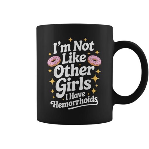 Embarrassing Hemorrhoids Inappropriate Adult Humor Coffee Mug