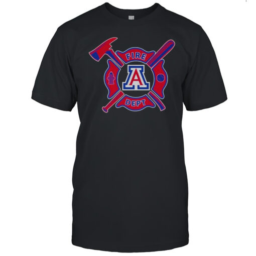 Arizona Wildcats Fire Dept Firefighters T Shirt Mens T Shirtww