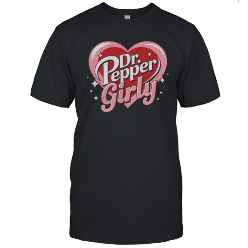 Dr Pepper Girly Heart Vintage Shirt Mens T Shirtjr