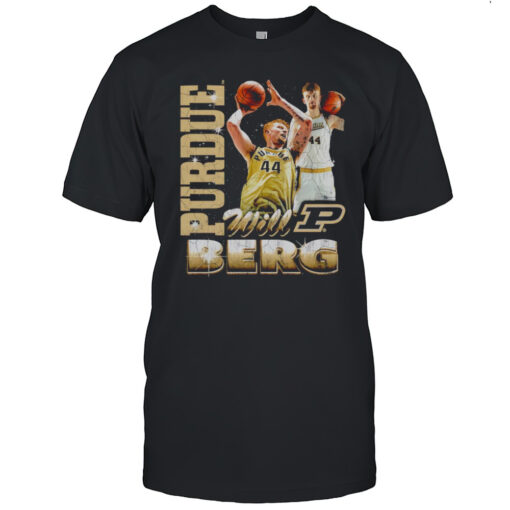 William Berg Purdue 90s Retro Shirt Mens T Shirtfj