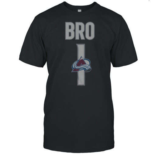 Official Colorado Avalanche Number 1 Bro T Shirt Mens T Shirtzr