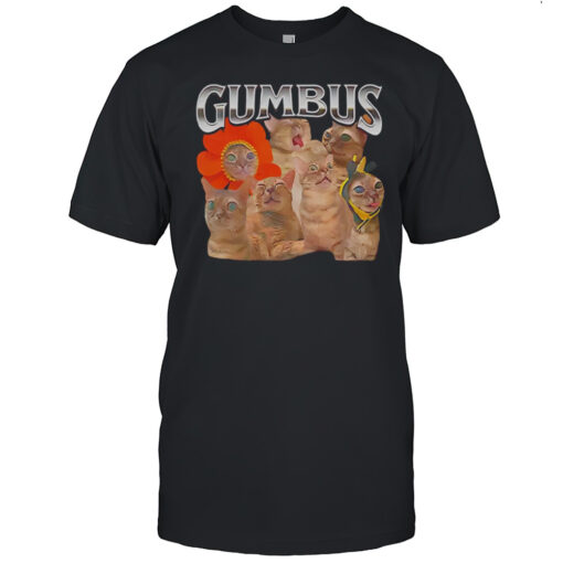 Gumbus Funny Cat T Shirt Mens T Shirt6j