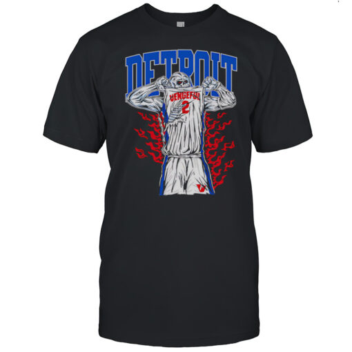 Detroit Vengeful 2 Skeleton Shirt Mens T Shirthg