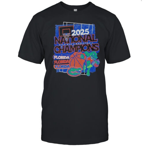 National Champions Florida Gators 2025 Ncaa Mens Basketball Mascot Logo Basketball Shirt Mens T Shirtpq