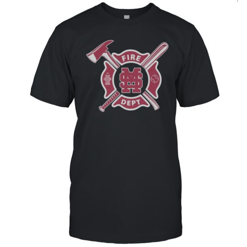 Mississippi State Bulldogs Fire Dept Fighter T Shirt Mens T Shirtd4