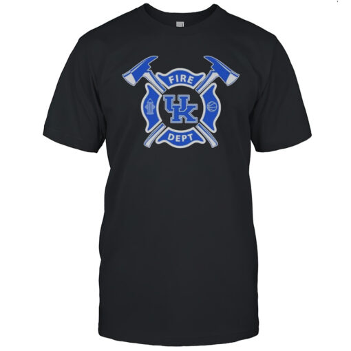 Kentucky Wildcats Fire Dept Firefighter T Shirt Mens T Shirtfr