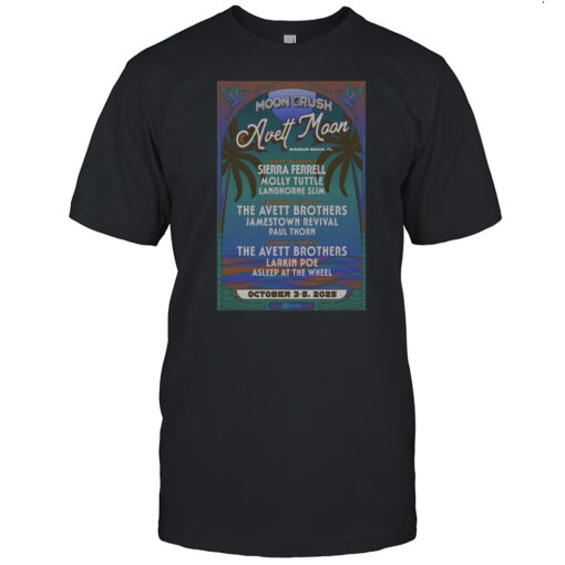 Moon Crush Oct 3 5 2025 In Miramar Beach Fl Tour T Shirt Mens T Shirt93