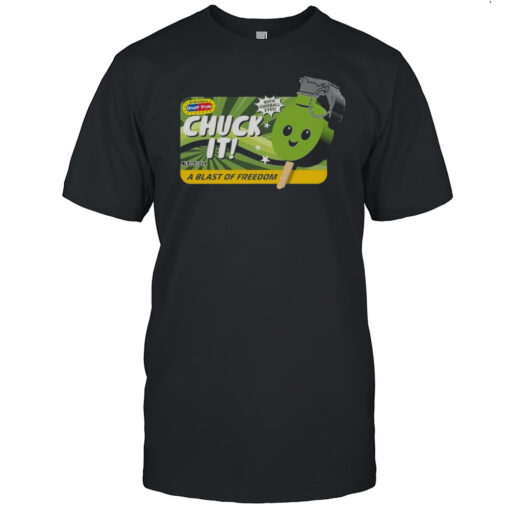 Chuck It A Blast Of Freedom With Gumball Eyes T Shirt Mens T Shirtic