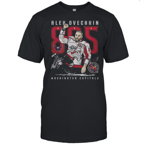 Alex Ovechkin Washington Capitals 895 Career Goals The Shot Shirt Mens T Shirtzd