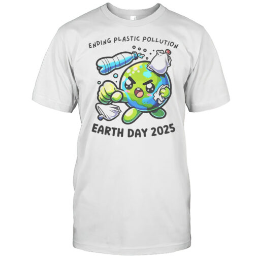 Cute World Environment Day 2025 Ending Plastic T Shirt Mens T Shirt10