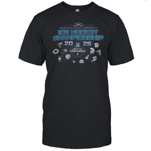 2025 Ncaa Division Iii Womens Ice Hockey Championship T Shirts Mens T Shirtao