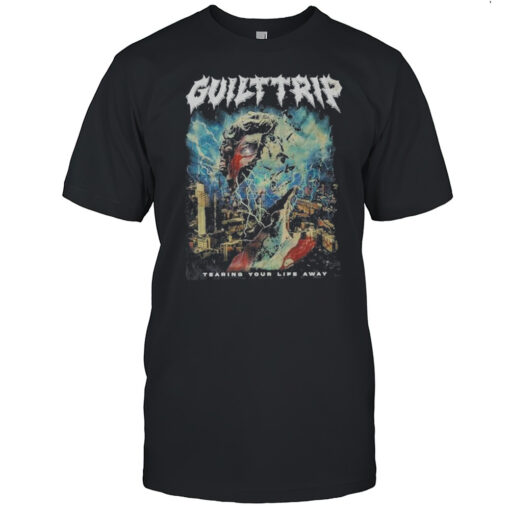 Guilt Trip Tearing Your Life Away Statue T Shirt Mens T Shirtzx