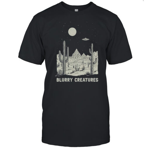 Blurry Creatures Desert Nights Ufo T Shirt Mens T Shirtnw
