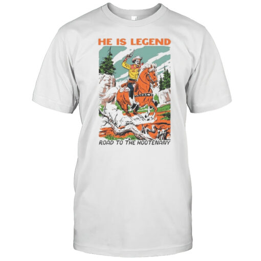 Holy Mountain Printing He Is Legend Road To The Hootenany Painting T Shirt Mens T Shirtnj