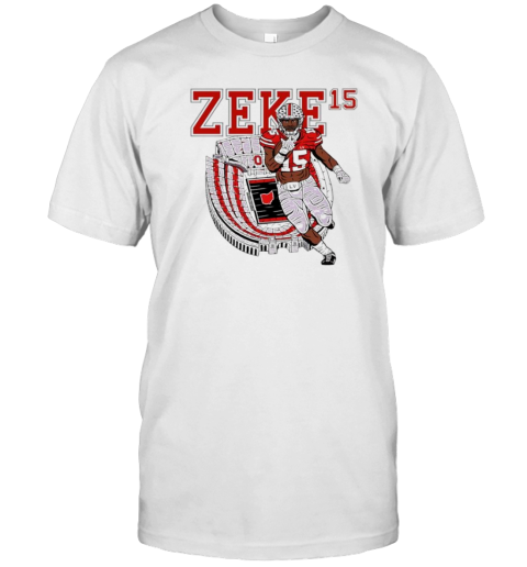 TshirtStation Vintage Ohio State Buckeyes Ezekiel Elliott Football T Classic Mens T Shirt