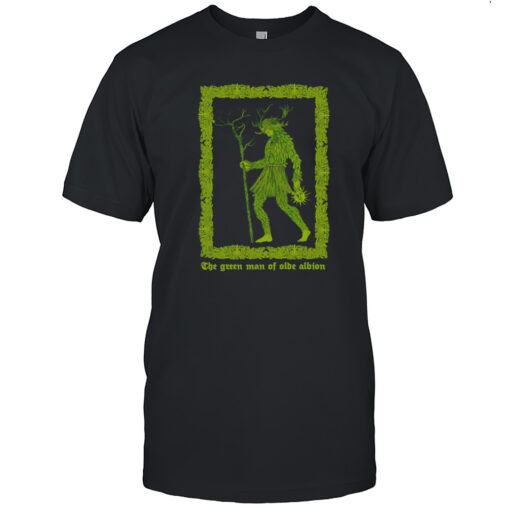 TshirtStation The Green Man Of Olde Albion Shirt Mens T Shirtv3