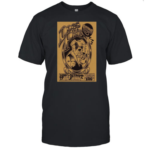 TshirtStation Dogs In A Pile Show Apr 8 2025 The Magic Bag Ferndale Mi T Shirt Mens T Shirtmv