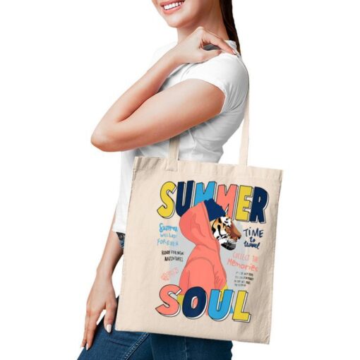Summer Streetwear Urban Street Wear Tiger Aesthetic Soul Tote Bag
