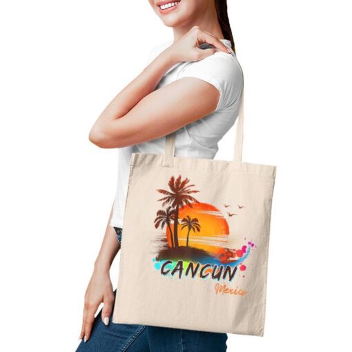 Summer Vacation Cancun Mexico Beach Kid Tote Bag