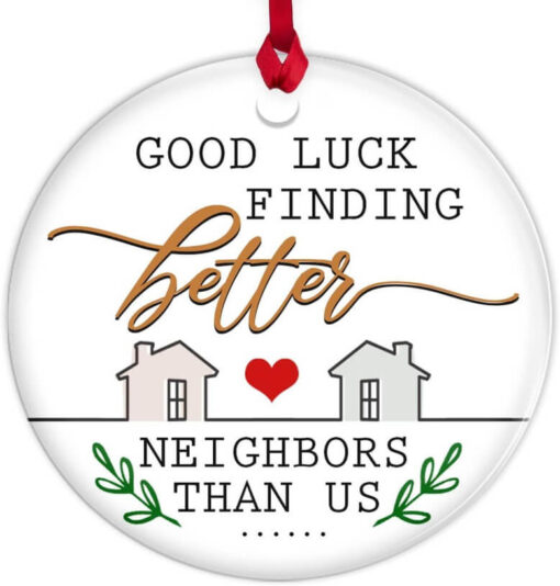 Thoughtful Ceramic Christmas Ornaments For Neighbors