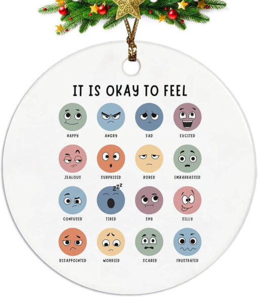 Feelings Chart Ornament For Kids