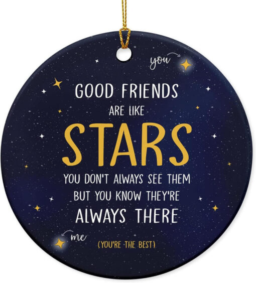 Thoughtful Friendship Ceramic Ornaments