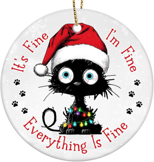 Cat Ornament For Christmas