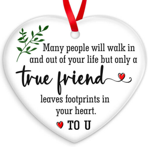 For Friends BFF Ceramic Ornament
