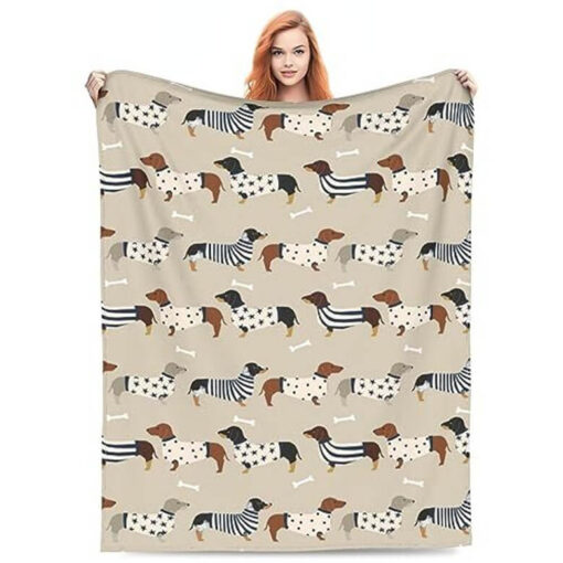 Dachshunds Dog Velveteen Plush Blanket