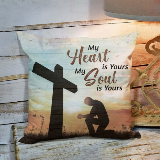 Bible Verse Pillow - Scripture Pillow - God Pillow - Special Cross Pillow - I Belong To God