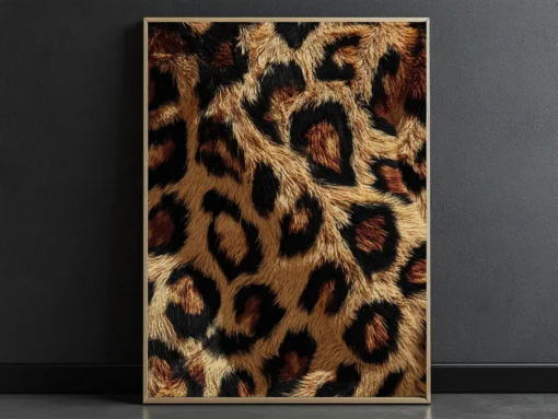Bold Leopard Cheetah Panther Poster