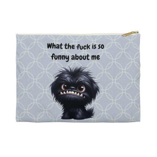 Quirky Dog With Inappropriate Saying Accessory Bag