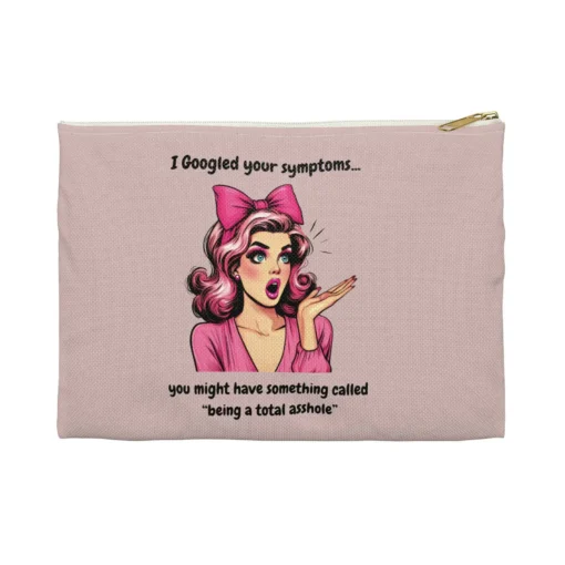 Cheeky Quote Novelty Makeup Bag