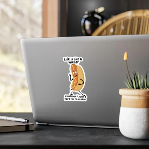Life Is Like A Wiener Sticker