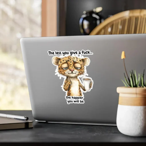 The Less You Give A Fuck Sticker