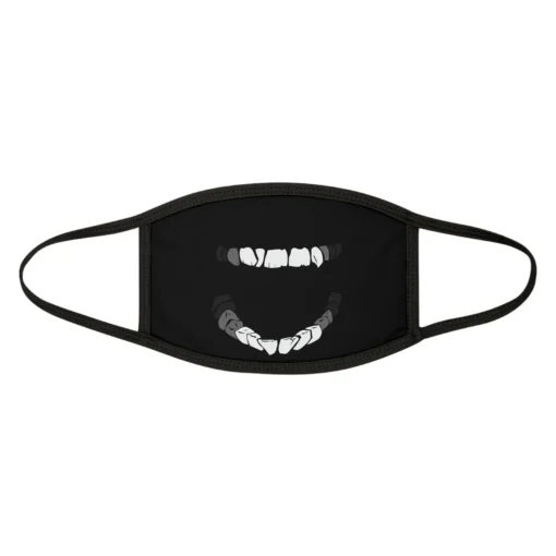 Fang Mixed-Fabric Face Mask