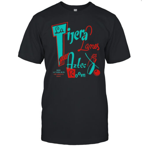 La Tijera Lanes Los Angeles Calif Aztec Room Shirt