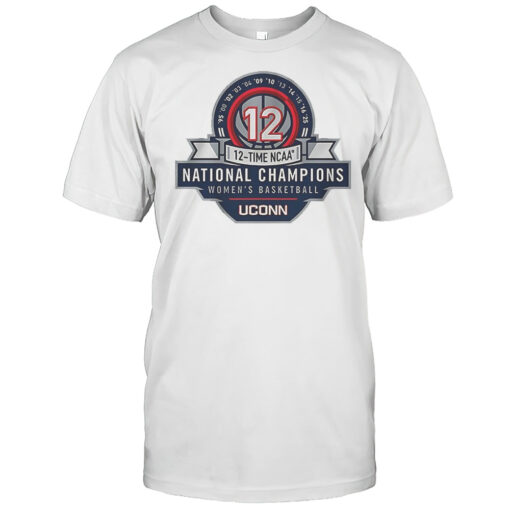 UConn Womens Basketball 12x NCAA Champions Logo Shirt