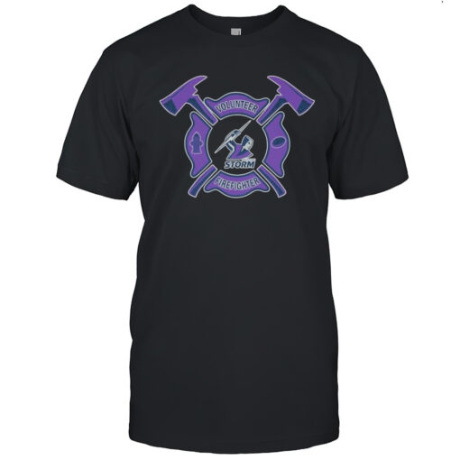 Melbourne Storm Fire Dept Firefighter T-shirt