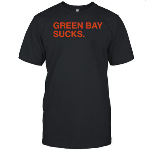Green Bay Sucks Letter Shirt